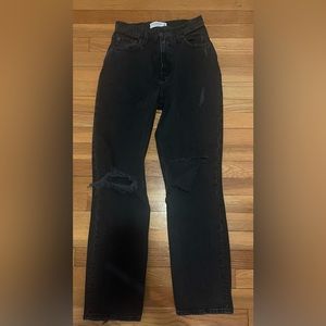 Black Abercrombie Jeans Curve Love size 25